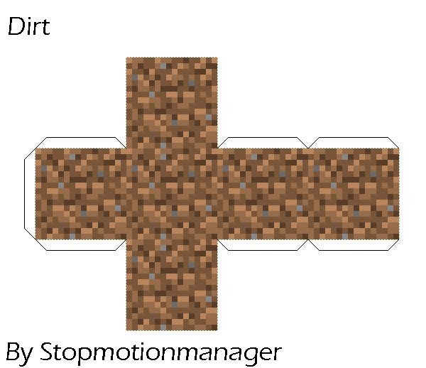 Paper Craft Minecraft Blocks Papercraft Papercraft Templates Minecraft