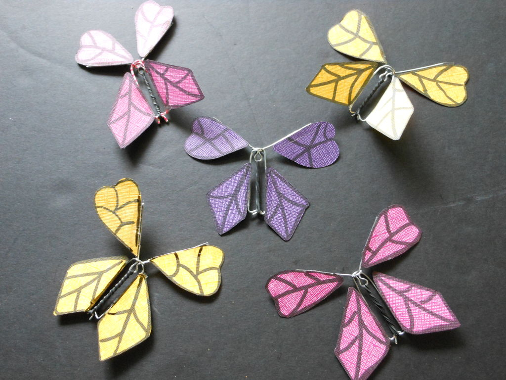 Paper Craft Butterflies How To Make A Twirling Paper Butterfly 19 Steps With Pictures Craftrating