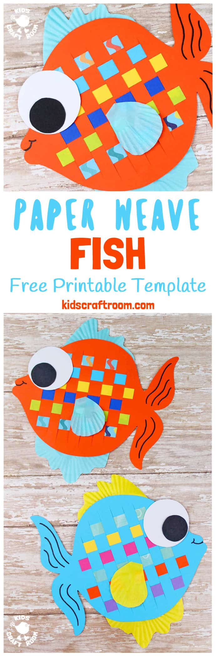 Paper Craft Fish Paper Weaving Fish Craft Kids Craft Room » Craftrating