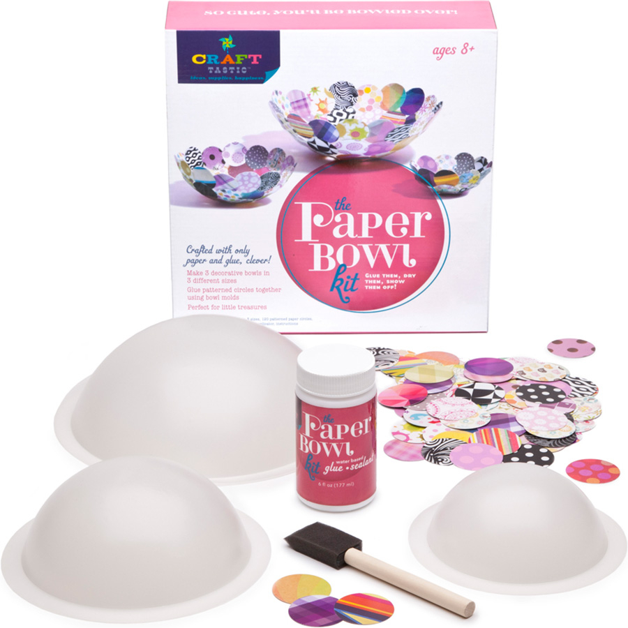 Paper Craft Kits For Adults Craft Tastic Paper Bowl Kit » Craftrating